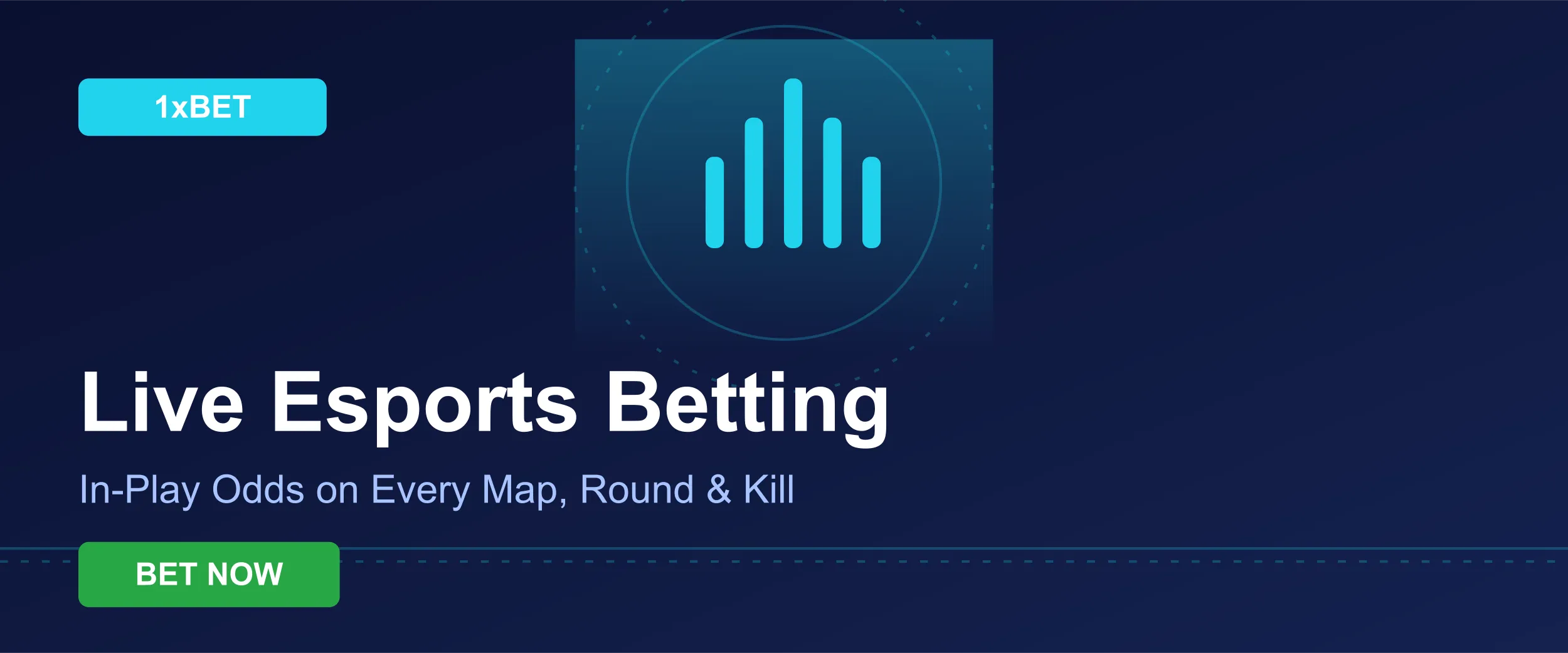 Live esports betting odds updating in play — map, round and kill markets